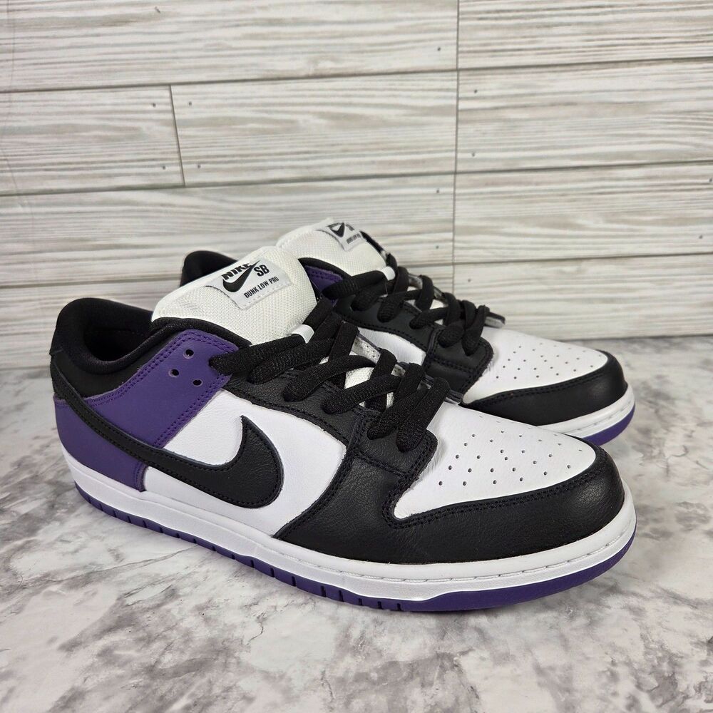 Nike SB Dunk Low Pro Court Purple Men's 10.5 BQ6817-500 New DS OG All